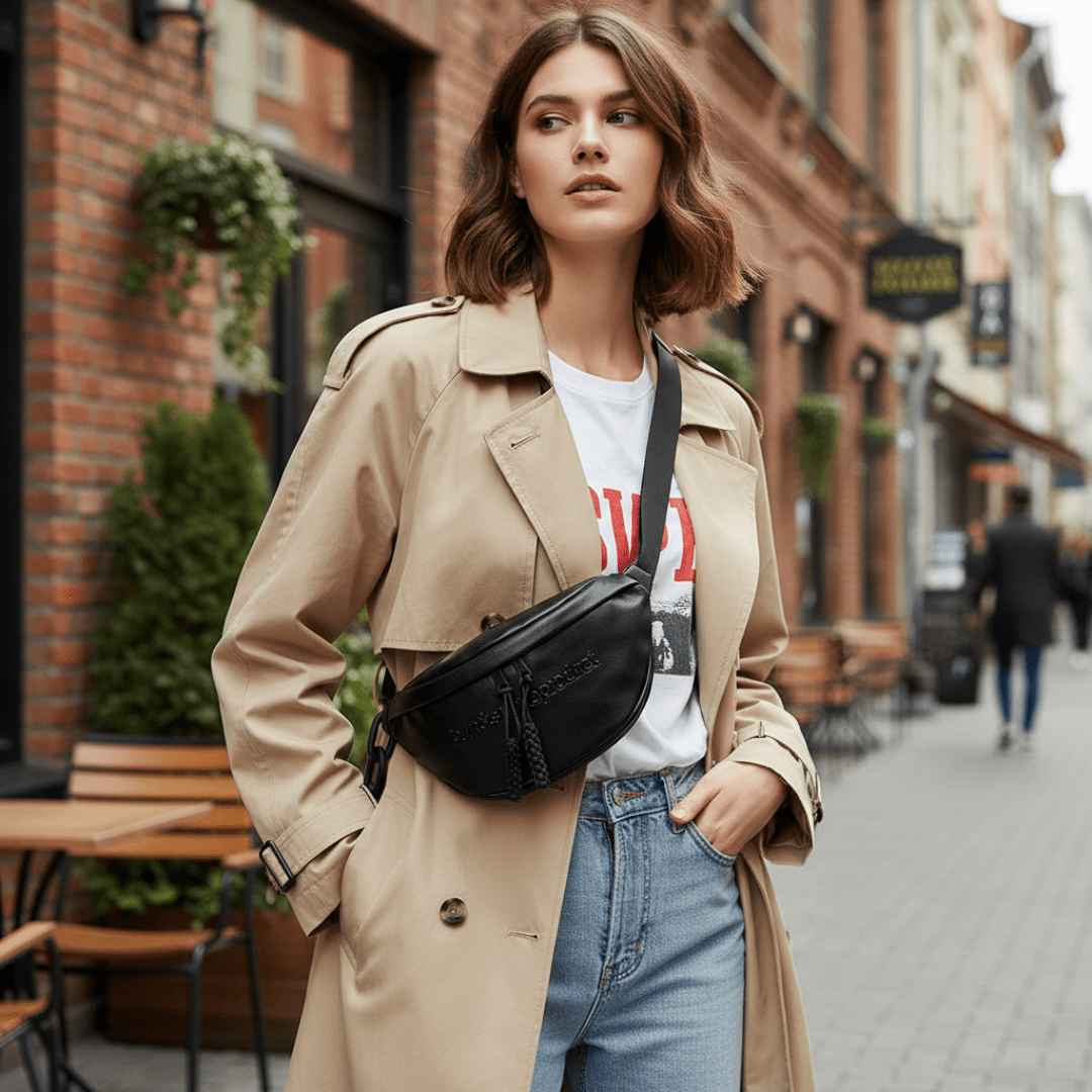 Alice, Crescent-shaped shoulder bag