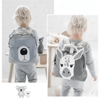 Children's Backpack with Animal Pattern – Light &amp; Cute Bag for Kids