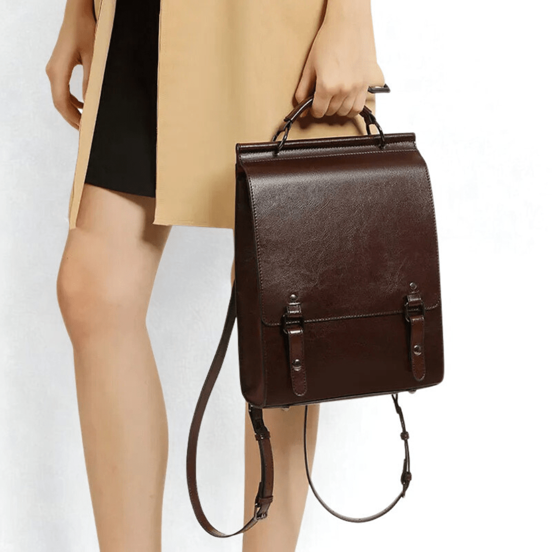 Embla, Leather Backpack