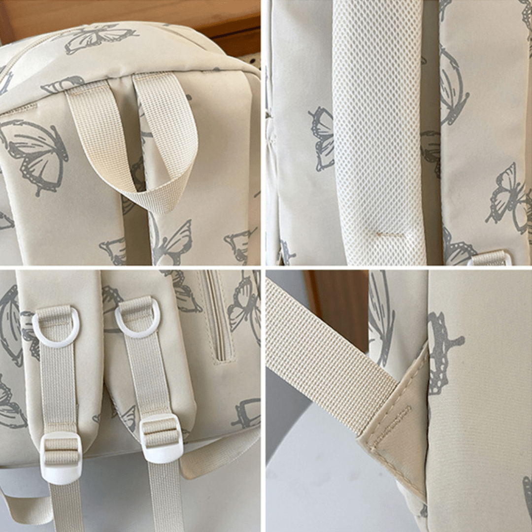Butterfly - Spacious and durable school backpack