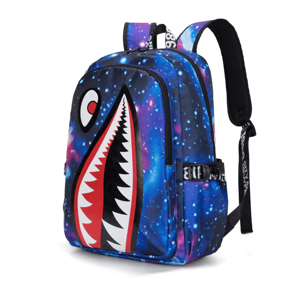 Shark Backpack – Spacious &amp; Durable School Bag