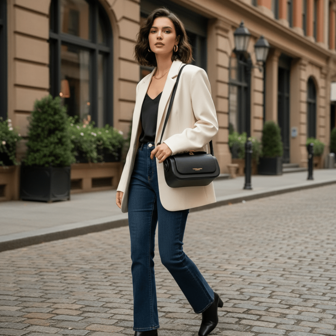 Svea, Box Bag – Elegant Crossbody &amp; Handbag with Handles