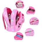 Princess, Children's Backpack with Reflex – Ergonomic and Lightweight