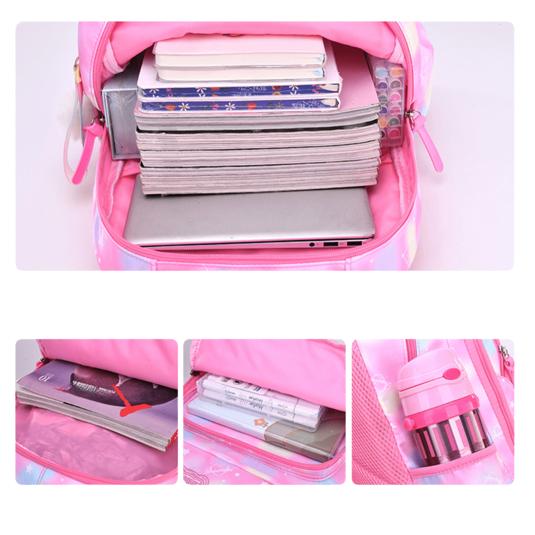 Princess, Children's Backpack with Reflex – Ergonomic and Lightweight