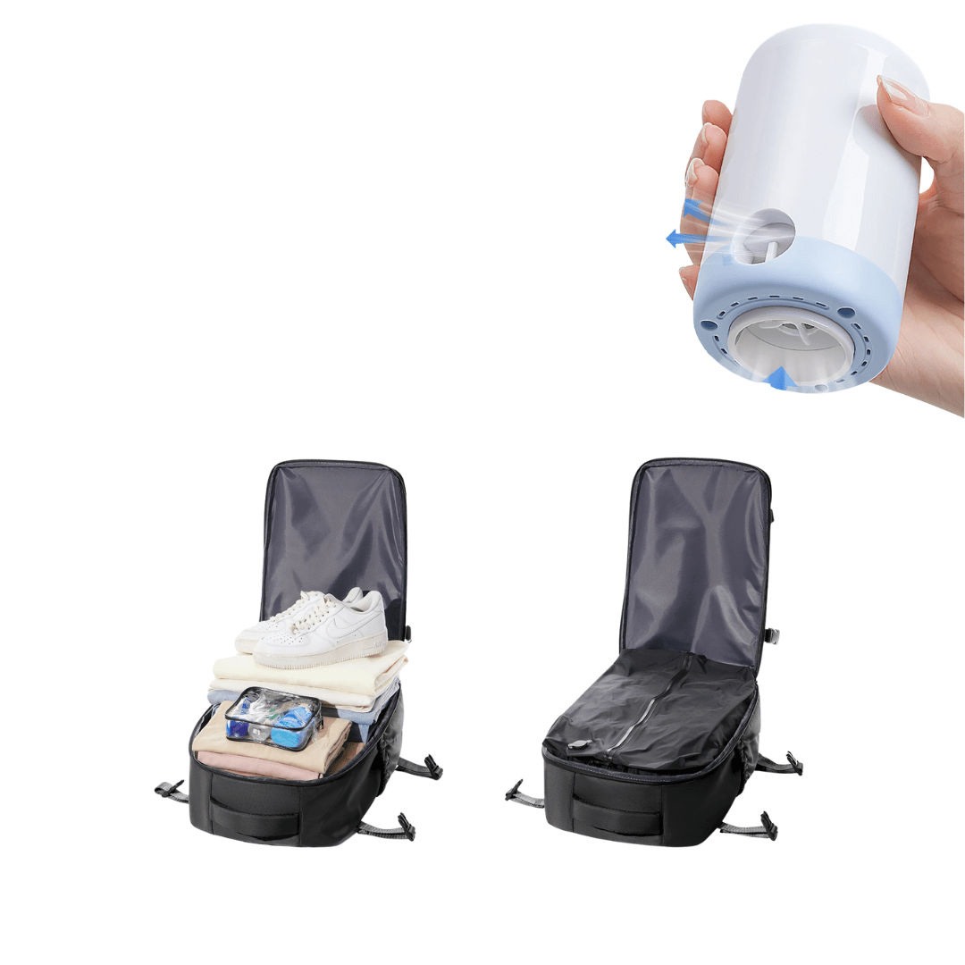 Travel Backpack with Vacuum Function – Large Capacity &amp; Smart Design