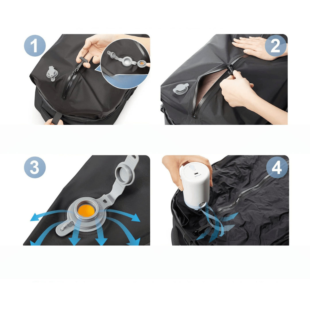 Travel Backpack with Vacuum Function – Large Capacity &amp; Smart Design