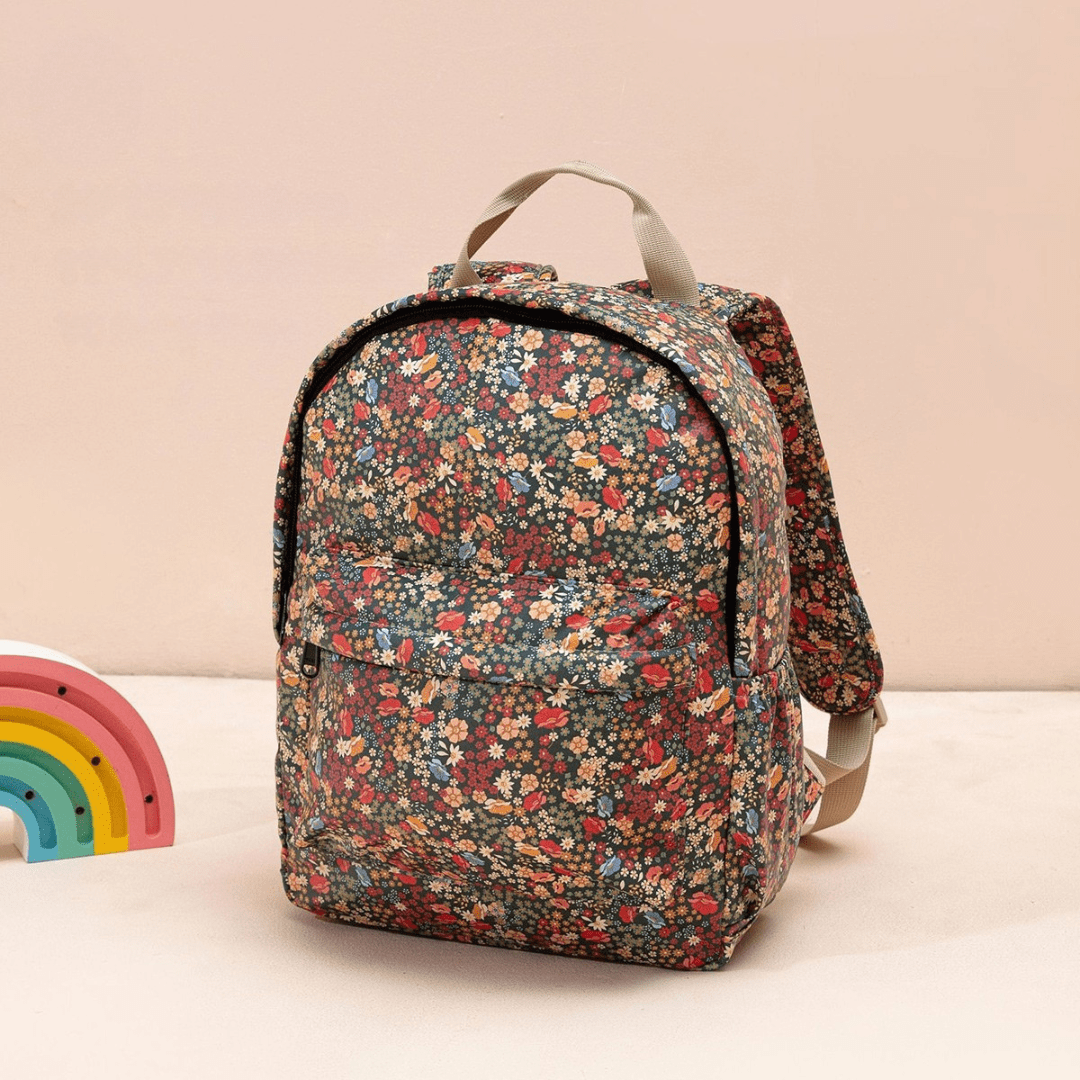 Children's backpack, Wildflowers