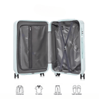 Suitcase – Perfect for Vacation, Weekend &amp; Business Trips TSA Lock