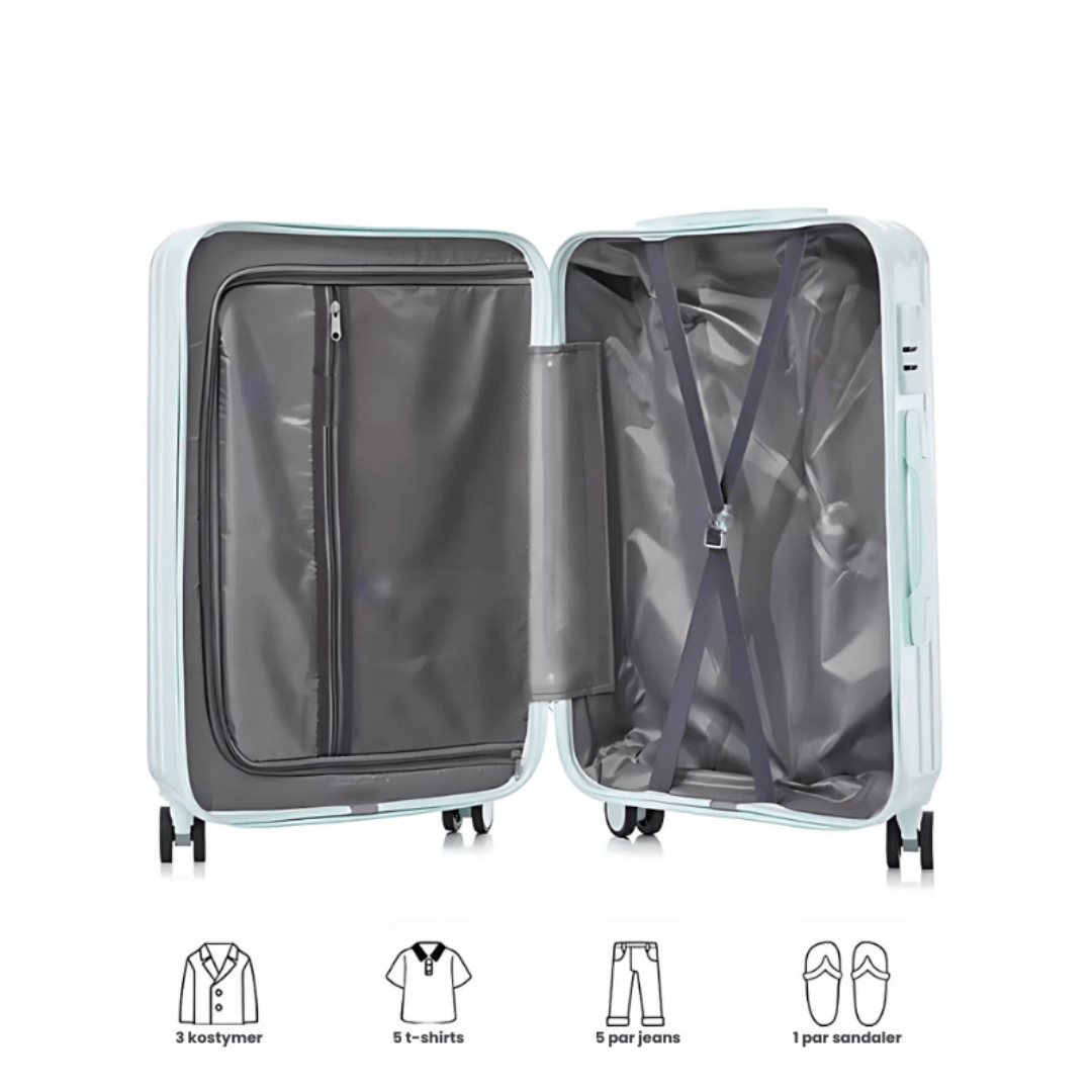 Suitcase – Perfect for Vacation, Weekend &amp; Business Trips TSA Lock